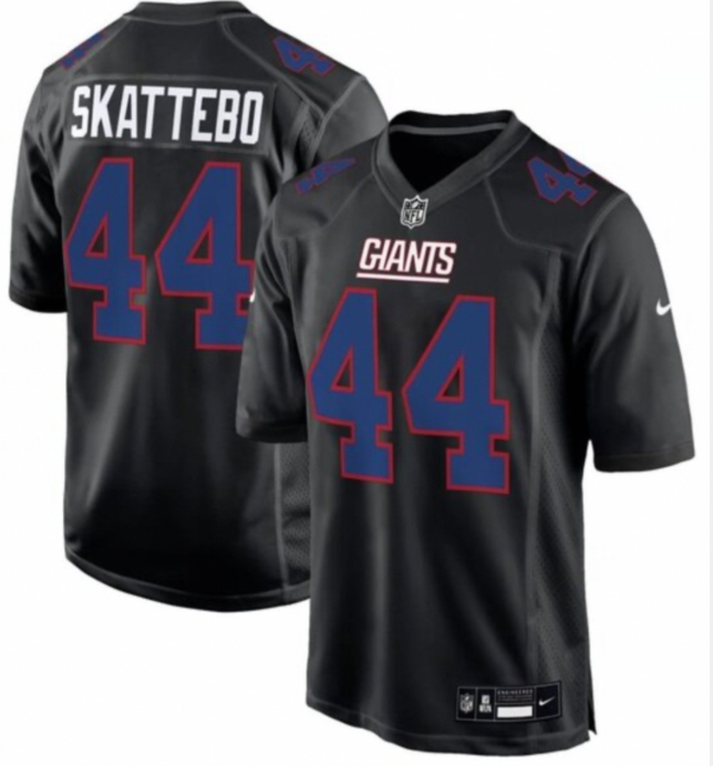 New York Giants #44 Cam Skattebo Black Vapor Limited Stitched NFL Jersey