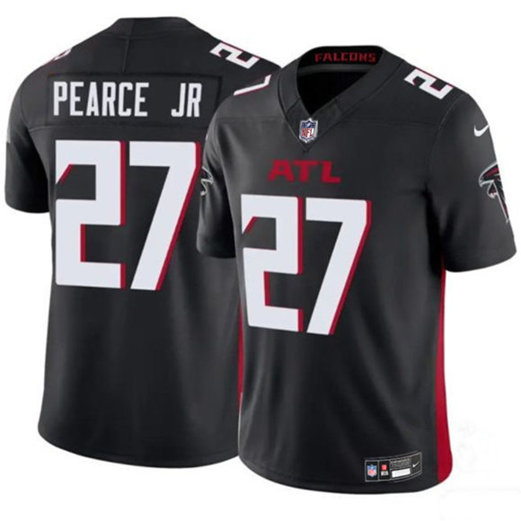 Atlanta Falcons #27 James Pearce Jr Black 2025 Draft F.U.S.E. Vapor Untouchable Limited Football Stitched Jersey