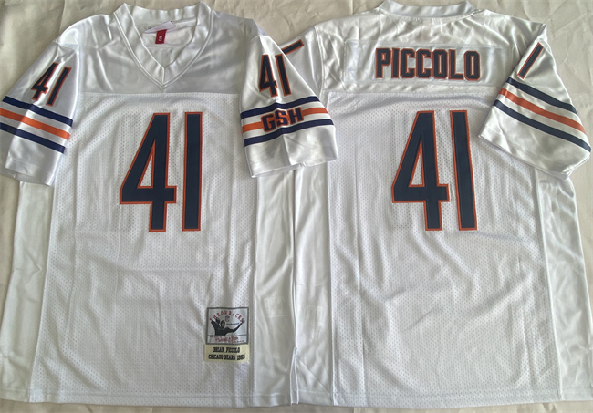 Chicago Bears #41 Brian Piccolo White Limited Stitched Football Jersey Chicago Bears #41 Brian Piccolo White Limited Stitched Football Jersey