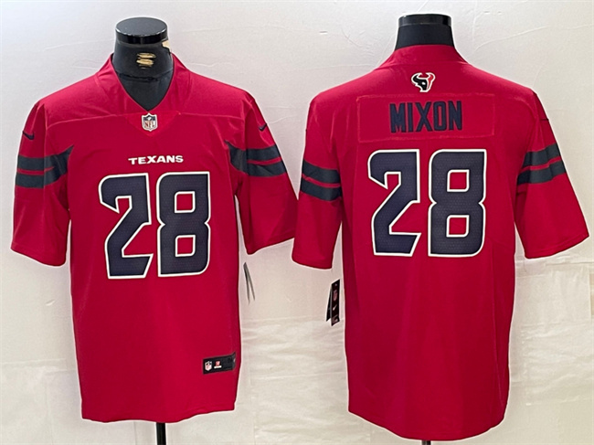 Houston Texans #28 Joe Mixon Red Vapor Untouchable Stitched Football Jersey Houston Texans #28 Joe Mixon Red Vapor Untouchable Stitched Football Jersey