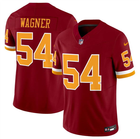 Washington Commanders #54 Bobby Wagner Burgundy 2025 F.U.S.E. Throwback Limited Football Stitched Jersey Washington Commanders #54 Bobby Wagner Burgundy 2025 F.U.S.E. Throwback Limited Football Stitched Jersey