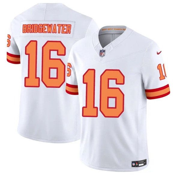 Tampa Bay Buccaneers #16 Teddy Bridgewater White 2025 F.U.S.E. Vapor Limited Football Stitched Jersey