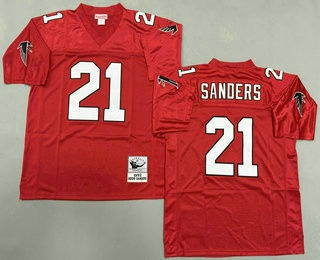 Atlanta Falcons #21 Deion Sanders Red 1992 Throwback Jersey Atlanta Falcons #21 Deion Sanders Red 1992 Throwback Jersey