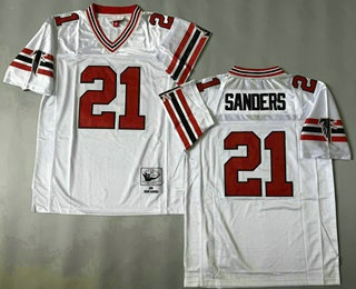 Atlanta Falcons #21 Deion Sanders White 1989 Throwback Jersey Atlanta Falcons #21 Deion Sanders White 1989 Throwback Jersey