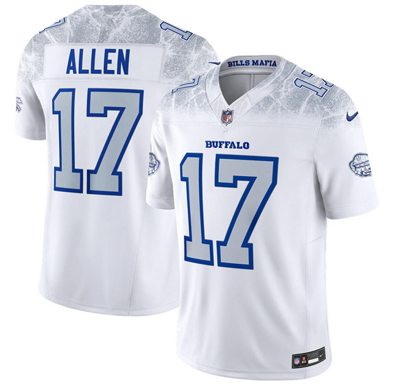 Buffalo Bills #17 Josh Allen White 2025 F.U.S.E. "Rivalries" Vapor Limited Football Stitched Jersey Buffalo Bills #17 Josh Allen White 2025 F.U.S.E. "Rivalries" Vapor Limited Football Stitched Jersey