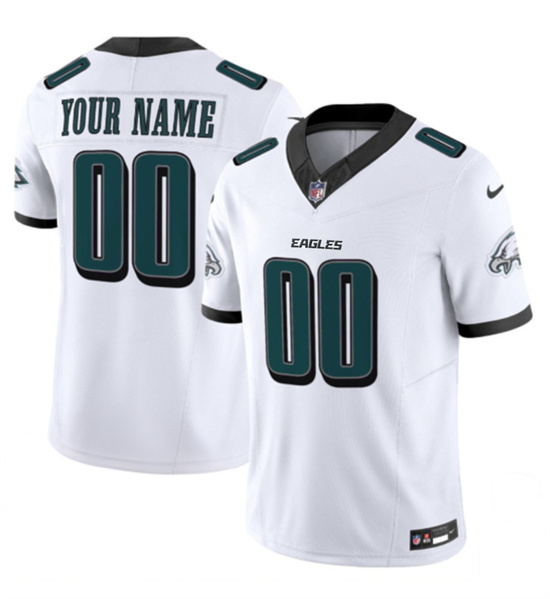 Philadelphia Eagles Active Player Custom White 2024 New F.U.S.E. Vapor Untouchable Limited Football Stitched Jersey Philadelphia Eagles Active Player Custom White 2024 New F.U.S.E. Vapor Untouchable Limited Football Stitched Jersey