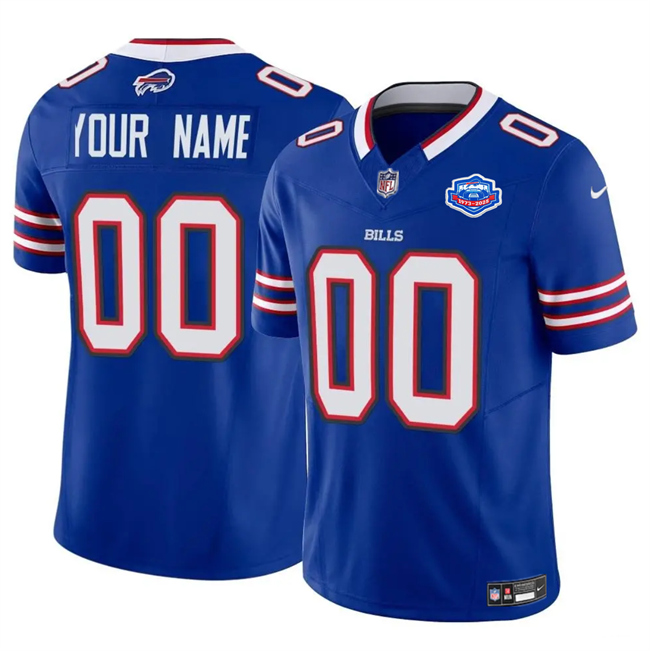 Buffalo Bills Active Player Custom Blue 2025 F.U.S.E. With Farewell Patch Vapor Untouchable Limited Football Stitched Jersey