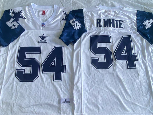 Dallas Cowboys #54 Randy White White Throwback Stitched Football Jersey Dallas Cowboys #54 Randy White White Throwback Stitched Football Jersey