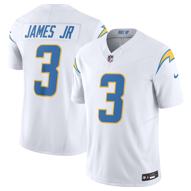Los Angeles Chargers #3 Derwin James Jr. White 2025 F.U.S.E. Vapor Untouchable Limited Football Stitched Jersey