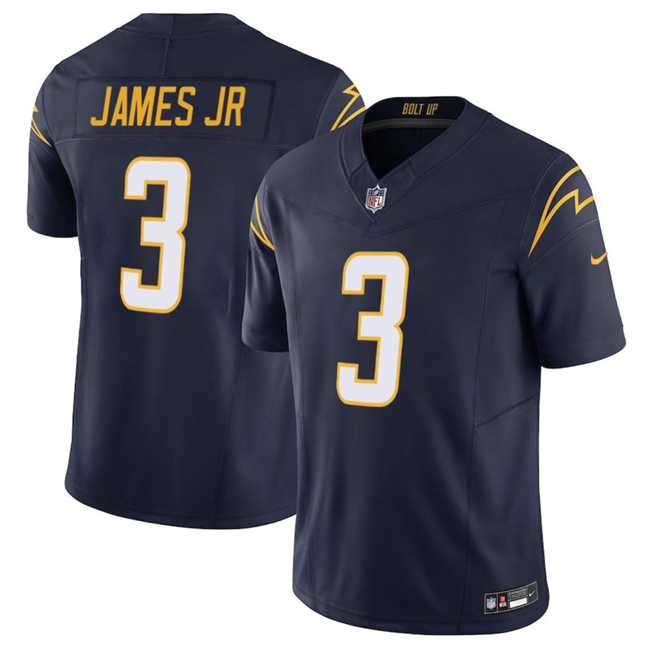 Los Angeles Chargers #3 Derwin James JR Navy 2025 F.U.S.E Vapor Limited Stitched Football Jersey