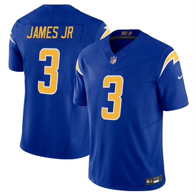 Los Angeles Chargers #3 Derwin James JR Royal 2025 F.U.S.E Vapor Limited Stitched Football Jersey