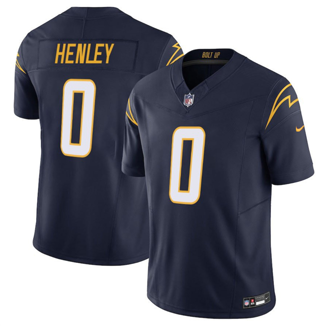 Los Angeles Chargers #0 Daiyan Henley Navy 2025 F.U.S.E Vapor Limited Stitched Football Jersey