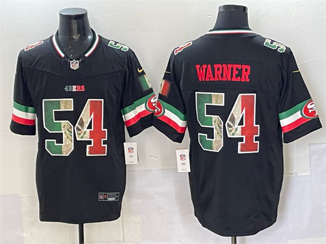 San Francisco 49ers #54 Fred Warner Black 2025 F.U.S.E. Mexico Vapor Limited Stitched Football Jersey