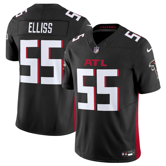 Atlanta Falcons #55 Kaden Elliss Black 2025 F.U.S.E. Vapor Untouchable Limited Football Stitched Jersey