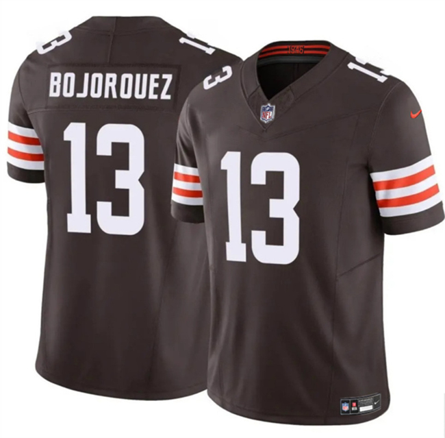 Cleveland Browns #13 Corey Bojorquez Brown F.U.S.E. Vapor Limited Football Stitched Jersey Cleveland Browns #13 Corey Bojorquez Brown F.U.S.E. Vapor Limited Football Stitched Jersey