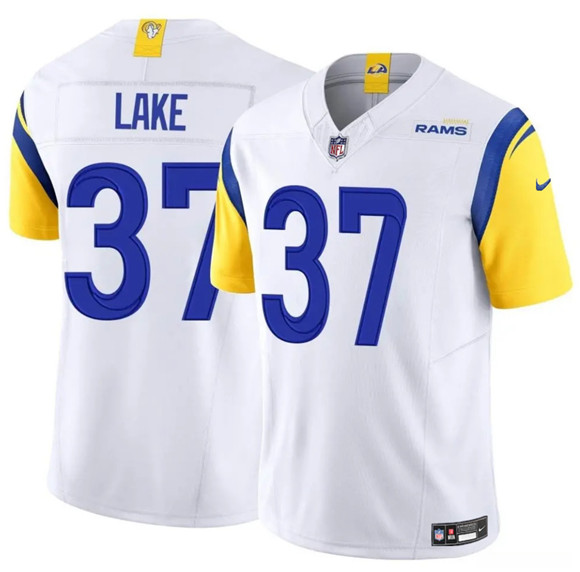 Los Angeles Rams #37 Quentin Lake White 2025 F.U.S.E. Vapor Untouchable Football Stitched Jersey