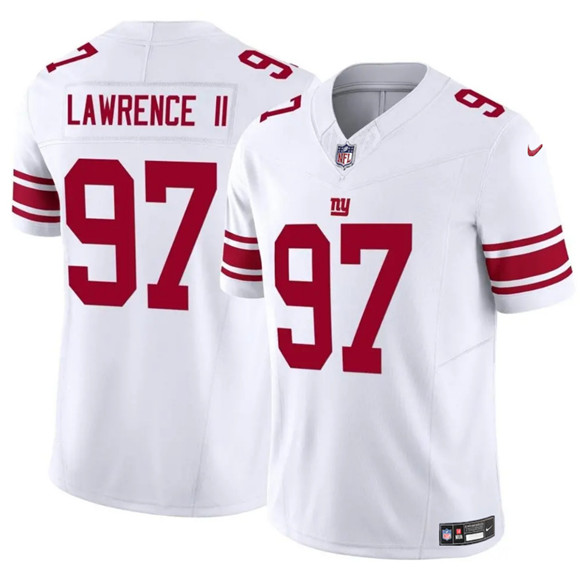 New York Giants #97 Dexter Lawrence II White 2025 F.U.S.E. Vapor Untouchable Limited Football Stitched Jersey