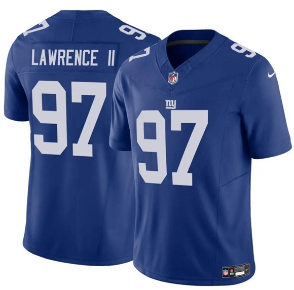 New York Giants #97 Dexter Lawrence II Blue 2025 F.U.S.E. Vapor Untouchable Limited Football Stitched Jersey