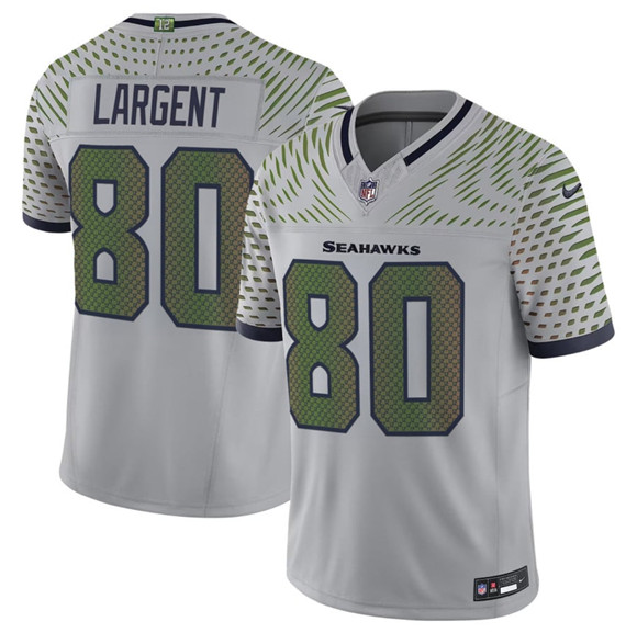 Seattle Seahawks #80 Steve Largent Gray 2025 F.U.S.E. "Rivalries" Vapor Limited Football Stitched Jersey