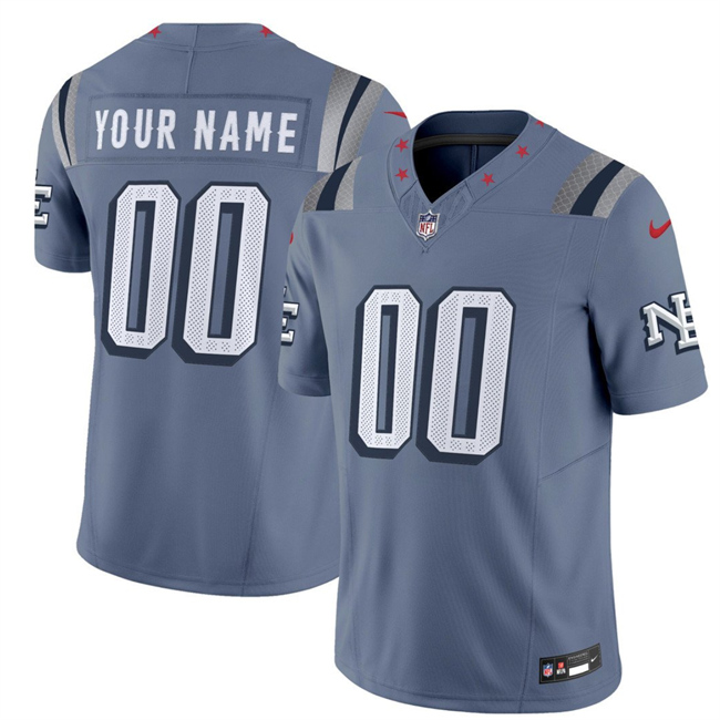 New England Patriots Active Player Custom 2025 F.U.S.E. "Rivalries" Vapor Limited Football Stitched Jersey New England Patriots Active Player Custom 2025 F.U.S.E. "Rivalries" Vapor Limited Football Stitched Jersey