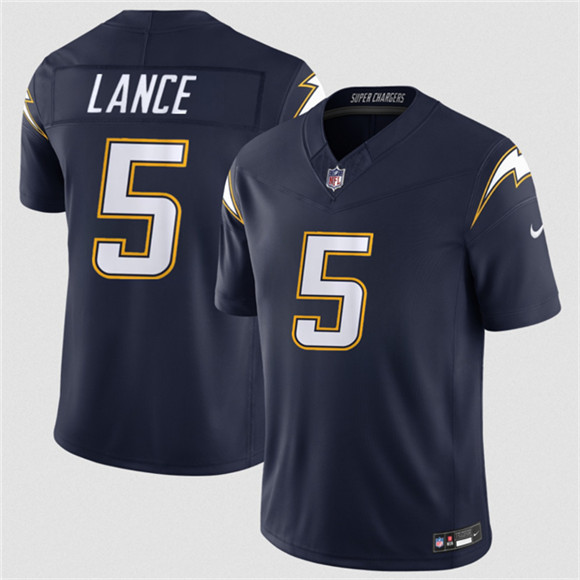Los Angeles Chargers #5 Trey Lance Navy 2026 F.U.S.E. Alternate Vapor Limited Football Stitched Jersey