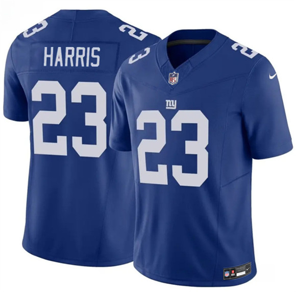 New York Giants #23 Najee Harris Blue 2026 F.U.S.E. Vapor Untouchable Limited Football Stitched Jersey
