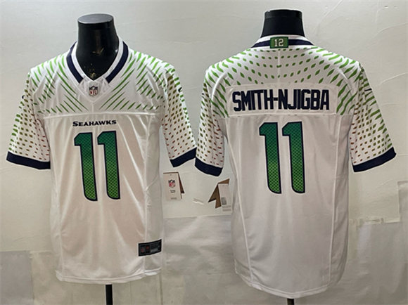 Seattle Seahawks #11 Jaxon Smith-Njigba White 2025 F.U.S.E. ??Rivalries?? Vapor Untouchable Limited Football Stitched Jersey Seattle Seahawks #11 Jaxon Smith-Njigba White 2025 F.U.S.E. ??Rivalries?? Vapor Untouchable Limited Football Stitched Jersey