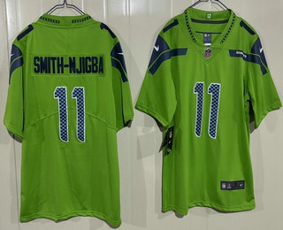 Seattle Seahawks #11 Jaxon Smith-Njigba Limited Green Vapor Jersey Seattle Seahawks #11 Jaxon Smith-Njigba Limited Green Vapor Jersey