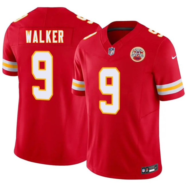 Kansas City Chiefs #9 Kenneth Walker III Red 2026 F.U.S.E. Vapor Untouchable Limited Stitched Football Jersey
