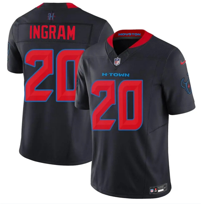 Houston Texans #20 Ja'Marcus Ingram Navy 2nd Alternate 2026 F.U.S.E. Vapor Limited Stitched Football Jersey Houston Texans #20 Ja'Marcus Ingram Navy 2nd Alternate 2026 F.U.S.E. Vapor Limited Stitched Football Jersey