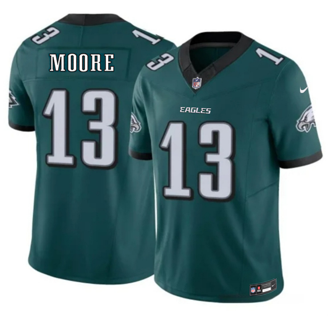 Philadelphia Eagles #13 Elijah Moore Green 2026 F.U.S.E. Vapor Untouchable Limited Stitched Football Jersey Philadelphia Eagles #13 Elijah Moore Green 2026 F.U.S.E. Vapor Untouchable Limited Stitched Football Jersey