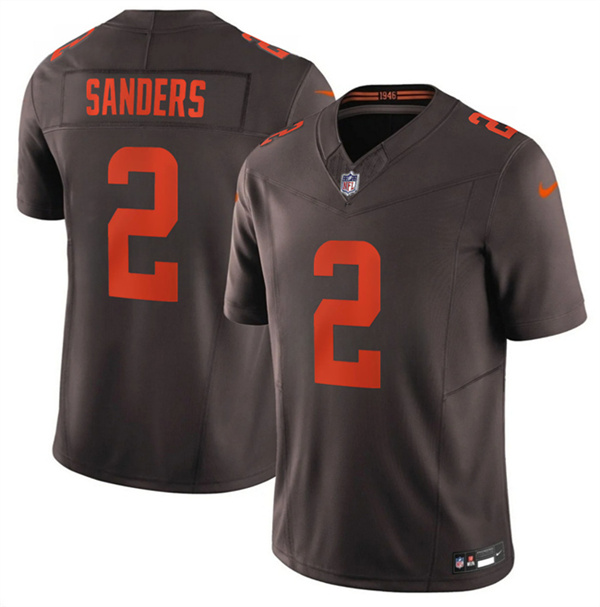 Cleveland Browns #2 Shedeur Sanders Brown 2026 F.U.S.E. 'Alpha Dawg Edition' Vapor Limited Football Stitched Jersey Cleveland Browns #2 Shedeur Sanders Brown 2026 F.U.S.E. 'Alpha Dawg Edition' Vapor Limited Football Stitched Jersey