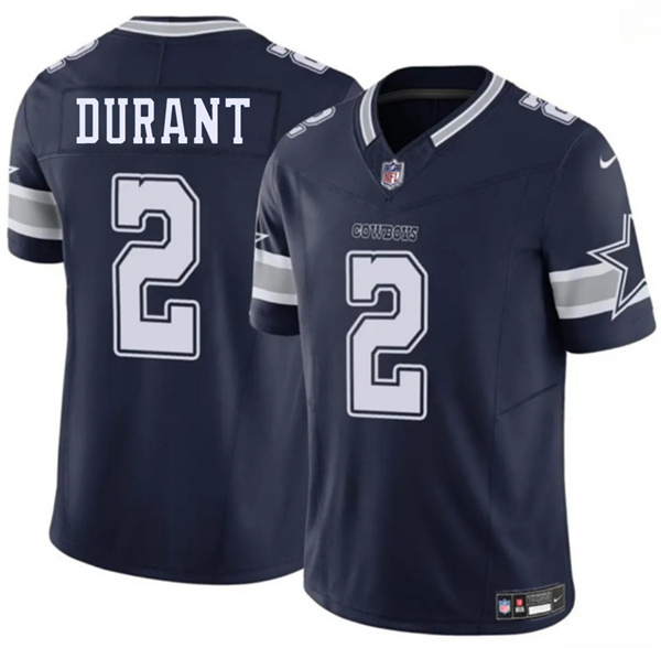 Dallas Cowboys #2 Cobie Durant Navy 2026 F.U.S.E Vapor Untouchable Limited Stitched Football Jersey Dallas Cowboys #2 Cobie Durant Navy 2026 F.U.S.E Vapor Untouchable Limited Stitched Football Jersey