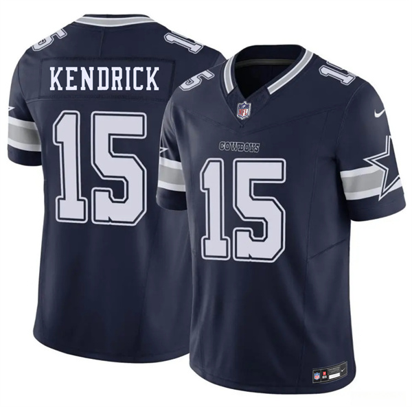 Dallas Cowboys #15 Derion Kendrick Navy 2026 F.U.S.E Vapor Untouchable Limited Stitched Football Jersey