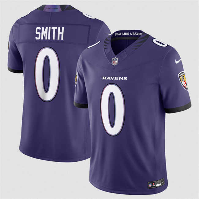 Baltimore Ravens #0 Roquan Smith Purple 2026 F.U.S.E Vapor Stitched Limited Football Jersey