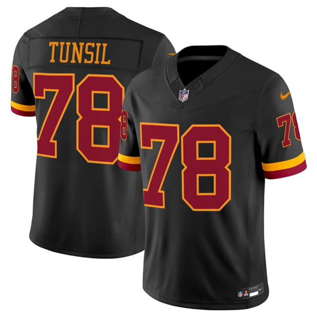 Washington Commanders #78 Laremy Tunsil Black 2026 F.U.S.E. Hail Raiser Alternate Vapor Limited Stitched Football Jersey Washington Commanders #78 Laremy Tunsil Black 2026 F.U.S.E. Hail Raiser Alternate Vapor Limited Stitched Football Jersey