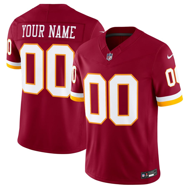 Washington Commanders Active Player Custom Burgundy 2026 F.U.S.E. Vapor Limited Stitched Football Jersey