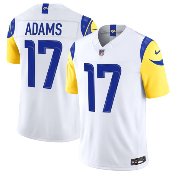 Los Angeles Rams #17 Davante Adams White 2026 F.U.S.E. Vapor Limited Football Stitched Jersey