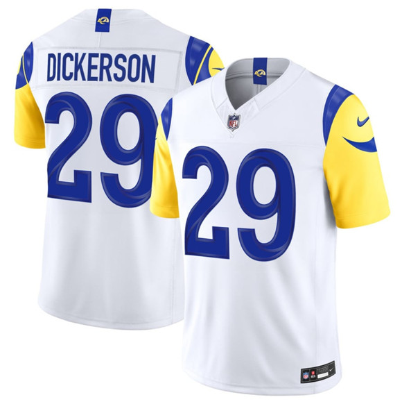 Los Angeles Rams #29 Eric Dickerson White 2026 F.U.S.E. Vapor Limited Football Stitched Jersey