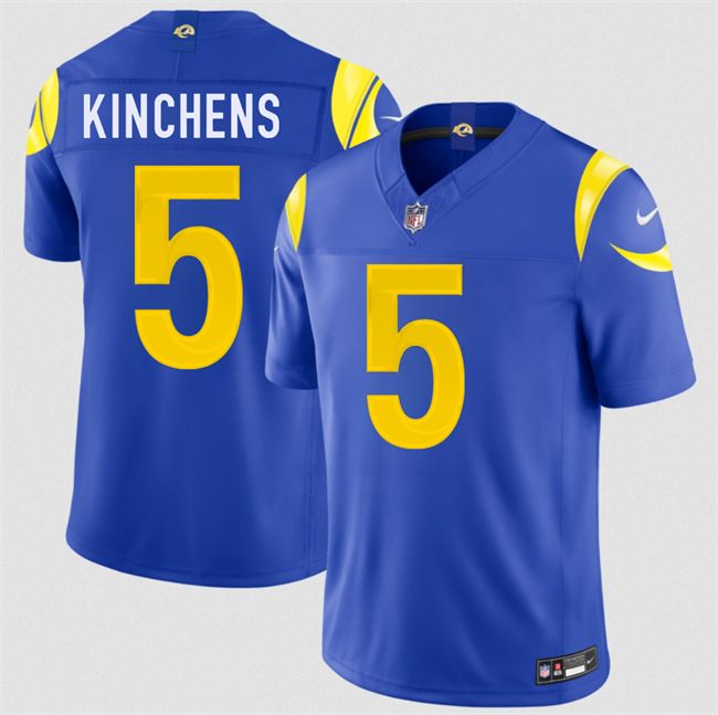 Los Angeles Rams #5 Kamren Kinchens Royal 2026 F.U.S.E. Vapor Limited Football Stitched Jersey