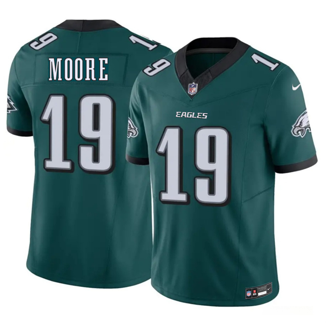 Philadelphia Eagles #19 Elijah Moore Green 2026 F.U.S.E. Vapor Untouchable Limited Football Stitched Jersey