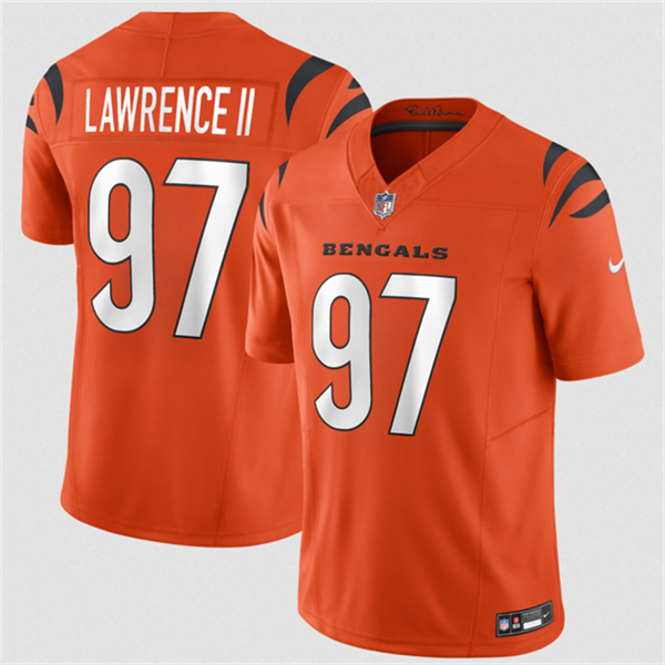 Cincinnati Bengals #97 Dexter Lawrence II Orange 2026 F.U.S.E. Vapor Untouchable Limited Football Stitched Jersey