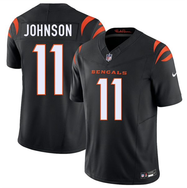 Cincinnati Bengals #11 Josh Johnson Black 2026 F.U.S.E. Vapor Untouchable Limited Football Stitched Jersey
