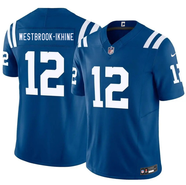 Indianapolis Colts #12 Nick Westbrook-Ikhine Blue 2026 F.U.S.E. Vapor Limited Football Stitched Jersey