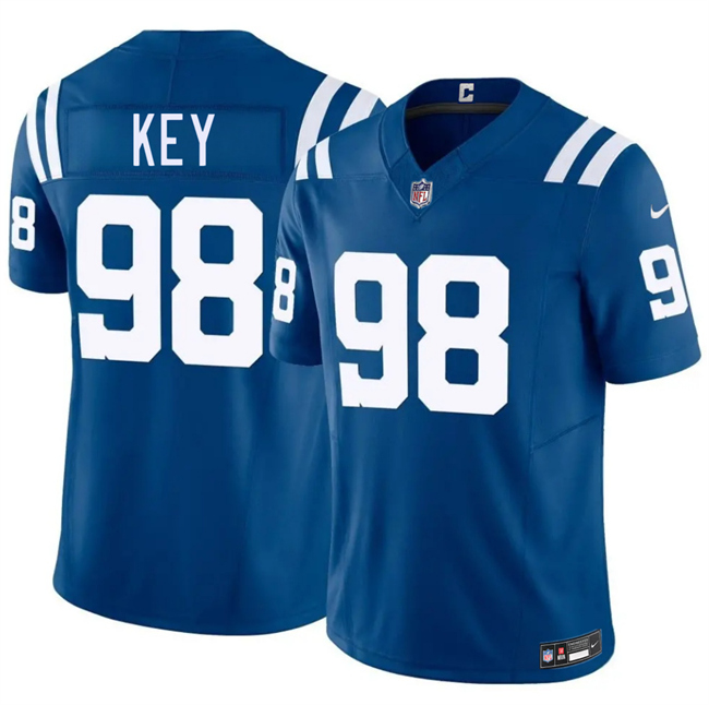 Indianapolis Colts #98 Arden Key Blue 2026 F.U.S.E. Vapor Limited Football Stitched Jersey