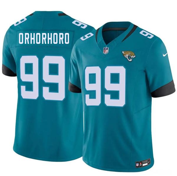 Jacksonville Jaguars #99 Ruke Orhorhoro Teal 2026 F.U.S.E. Vapor Untouchable Limited Football Stitched Jersey