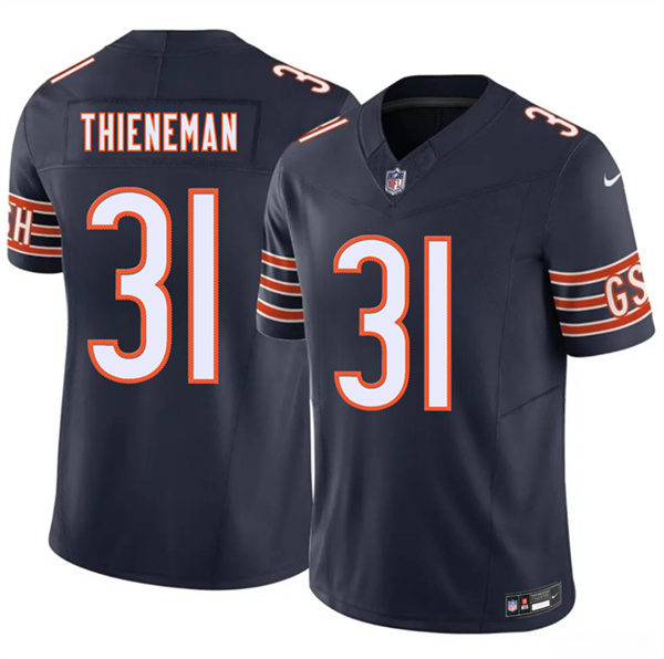 Chicago Bears #31 Dillon Thieneman Navy 2026 Draft F.U.S.E. Vapor Untouchable Limited Football Stitched Jersey Chicago Bears #31 Dillon Thieneman Navy 2026 Draft F.U.S.E. Vapor Untouchable Limited Football Stitched Jersey