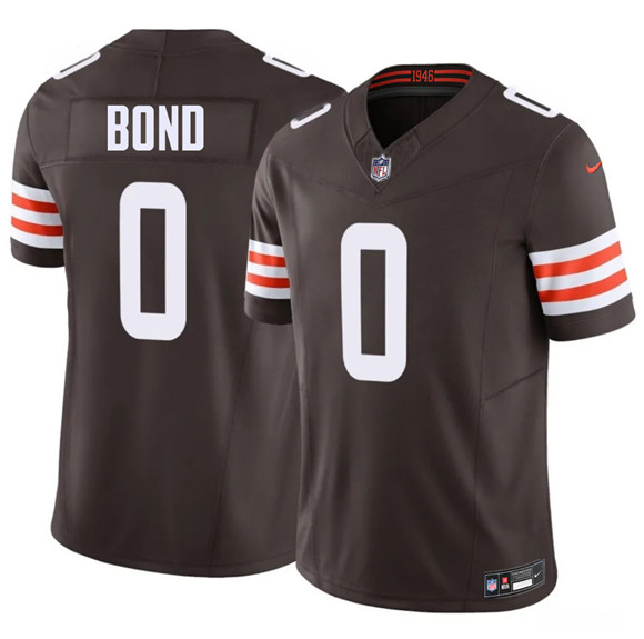 Cleveland Browns #0 Isaiah Bond Brown 2026 Draft F.U.S.E. Vapor Limited Football Stitched Jersey