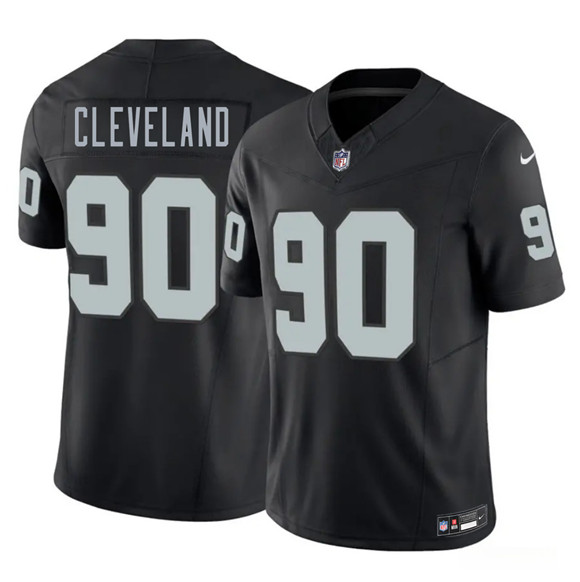 Las Vegas Raiders #90 Brandon Cleveland Black 2026 F.U.S.E. Vapor Untouchable Limited Football Stitched Jersey