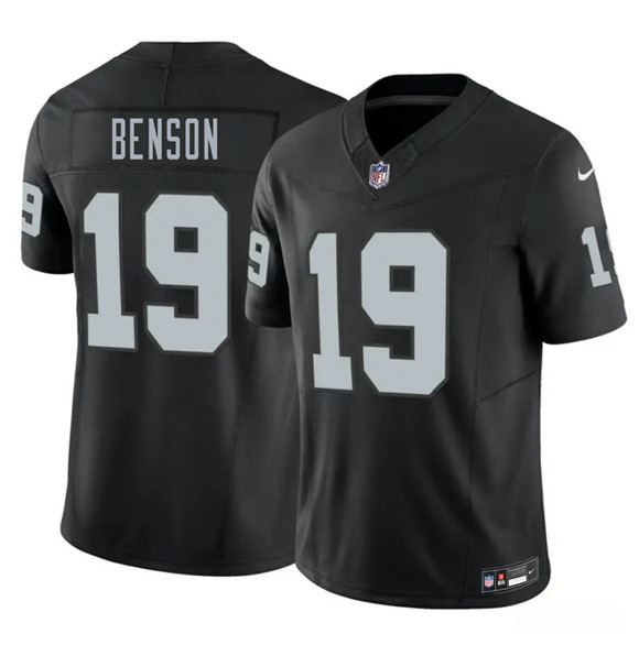 Las Vegas Raiders #19 Malik Benson Black 2026 F.U.S.E. Vapor Untouchable Limited Football Stitched Jersey